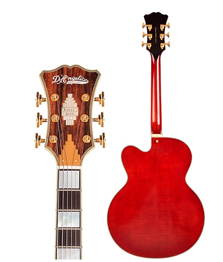 D Angelico Excel Series EXL-1 Throwback Hollowbody Electric Guitar USA Seymour Duncan Floating Mini Humbucker Stairstep Tailpiece