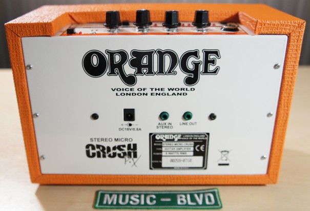 Orange Amplifiers Micro Crush PiX Series CR6S Stereo Guitar Combo Amp (Orange)