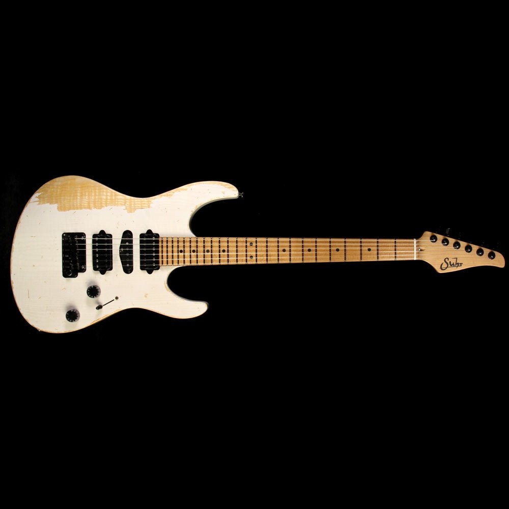 Suhr Modern Extreme Antique Ash Electric Guitar - Tranparent White