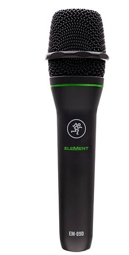 Mackie Element Series EM89D Dynamic Vocal Microphone Black