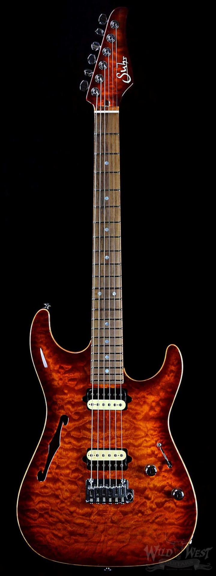 Suhr Custom Standard Arch Top Dark Cherry Sunburst