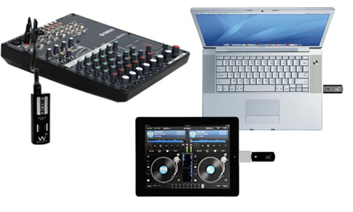 Wi Digital AudioLink Ui Stereo Digital Wireless System For iPod, iPad, iPhone, MAC, PC, TabletPC & Skype