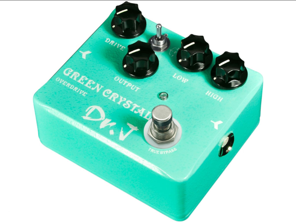 Dr. J Pedals D-50 Green Crystal Overdrive Guitar Effects Pedal with True Bypass