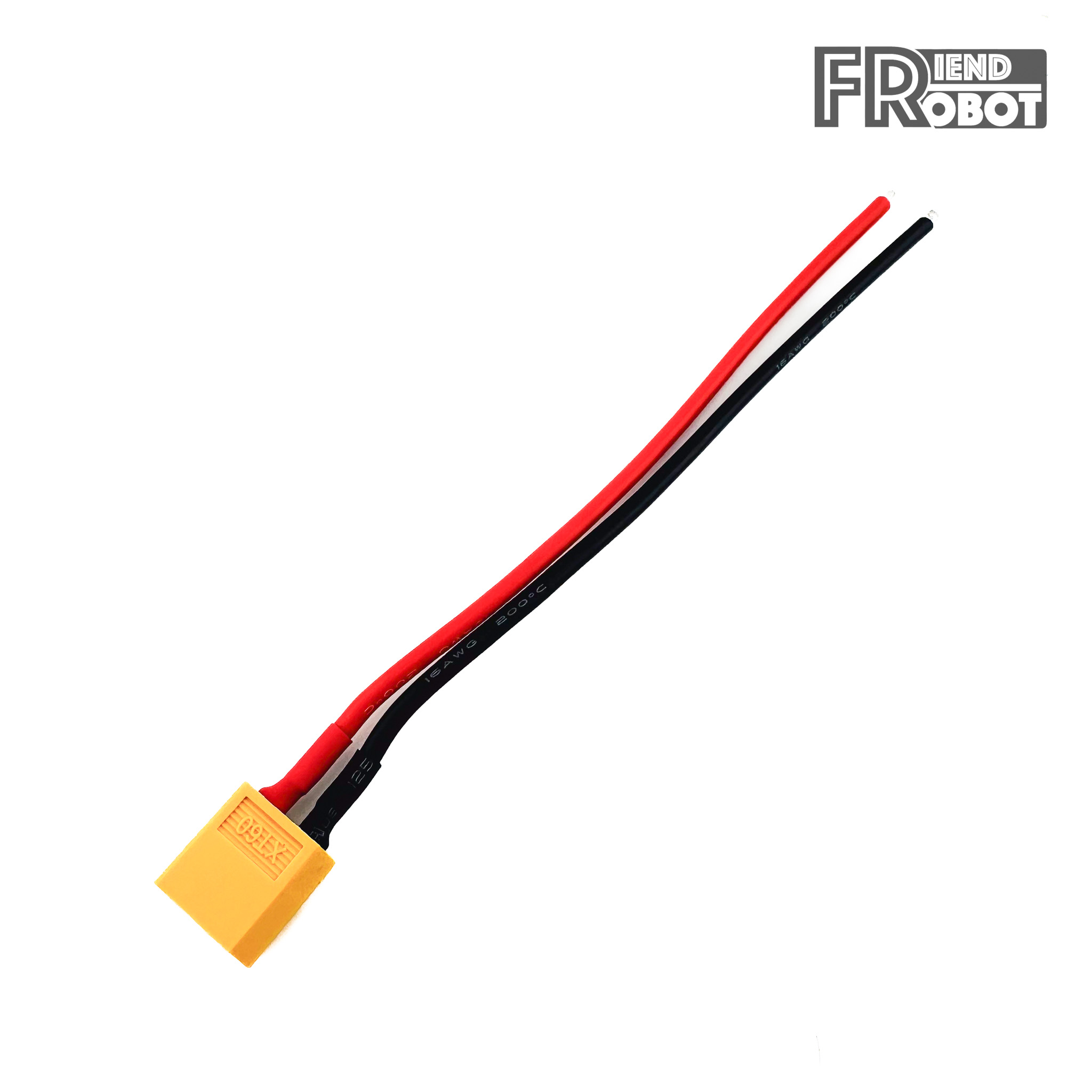 สายไฟซิลิโคนต่อแบตเตอรี่ หัวแบบ XT60 สายไฟขนาด 16AWG อย่างดี