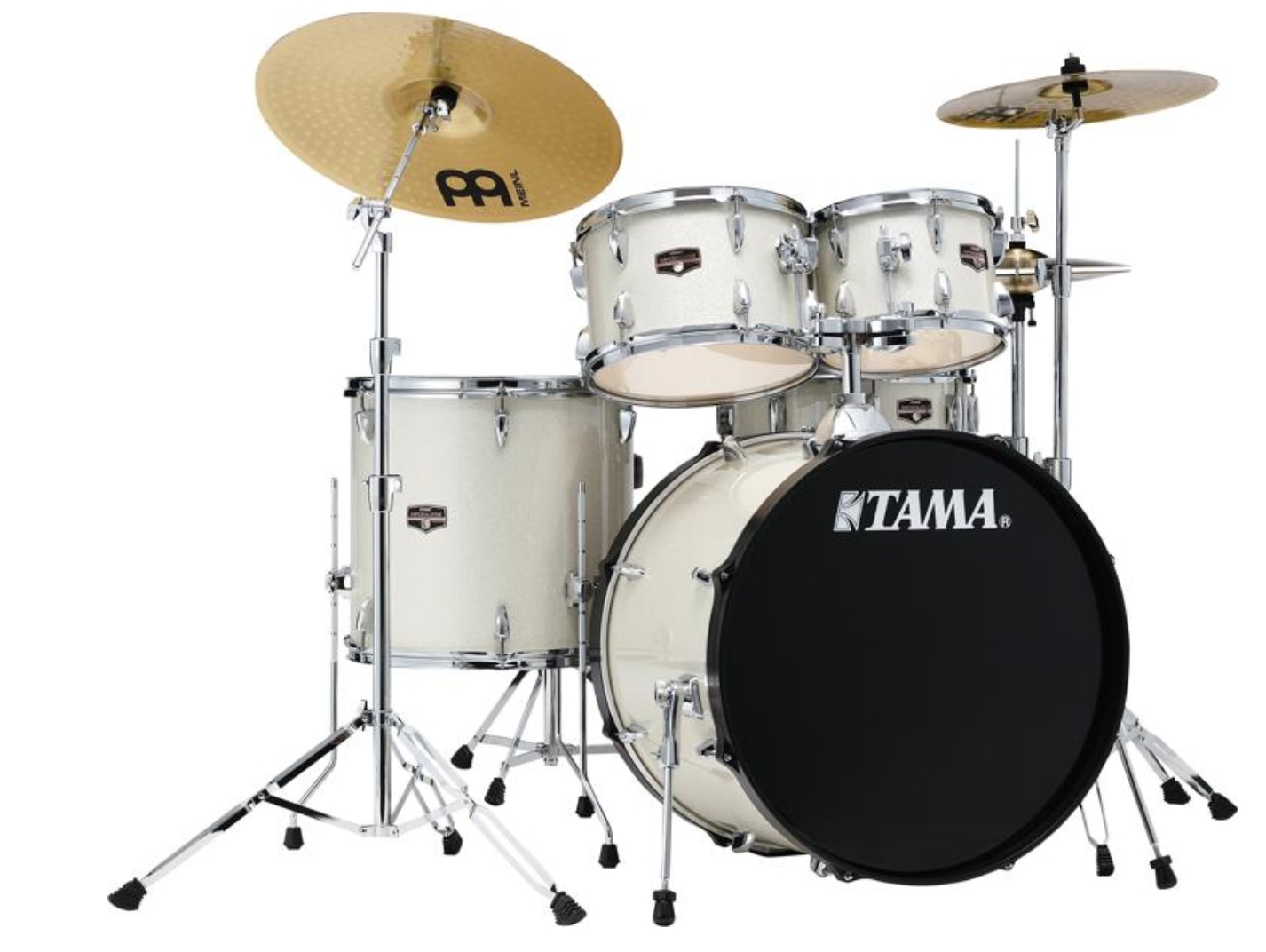 Tama Imperialstar IE52C 5-piece Complete Drum Set with Snare Drum and Meinl Cymbals