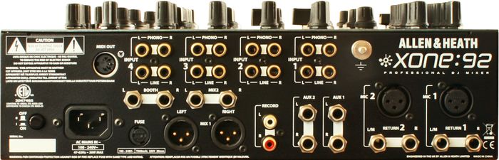 Allen & Heath Xone:92 Fader DJ Mixer