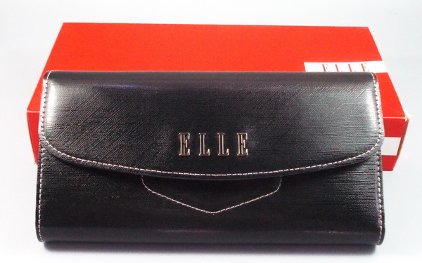 กระเป๋าสตางค์ ELLE ดำ ใหม่ แท้