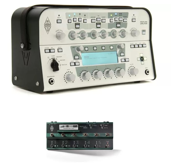 Kemper Profiler Head + Profiler Remote - White