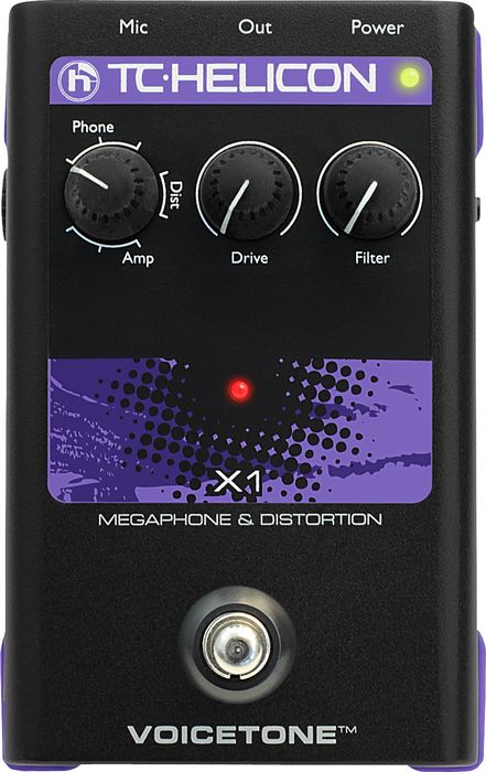 TC Helicon VoiceTone Single X1 Megaphone & Distortion