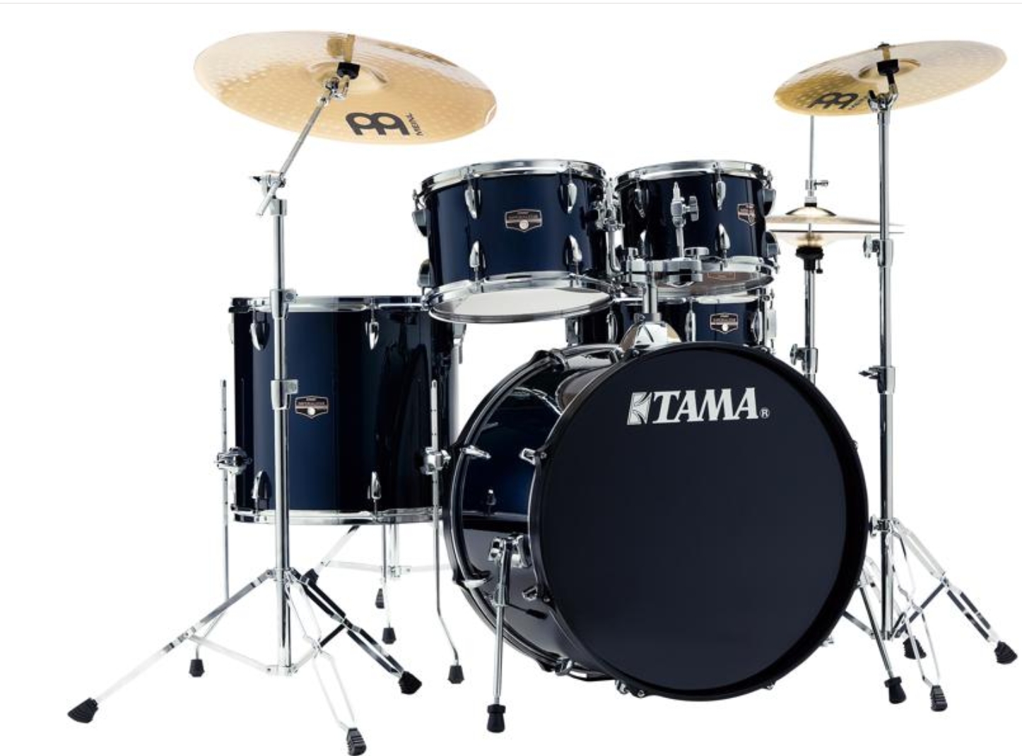 Tama Imperialstar IE52C 5-piece Complete Drum Set with Snare Drum and Meinl Cymbals