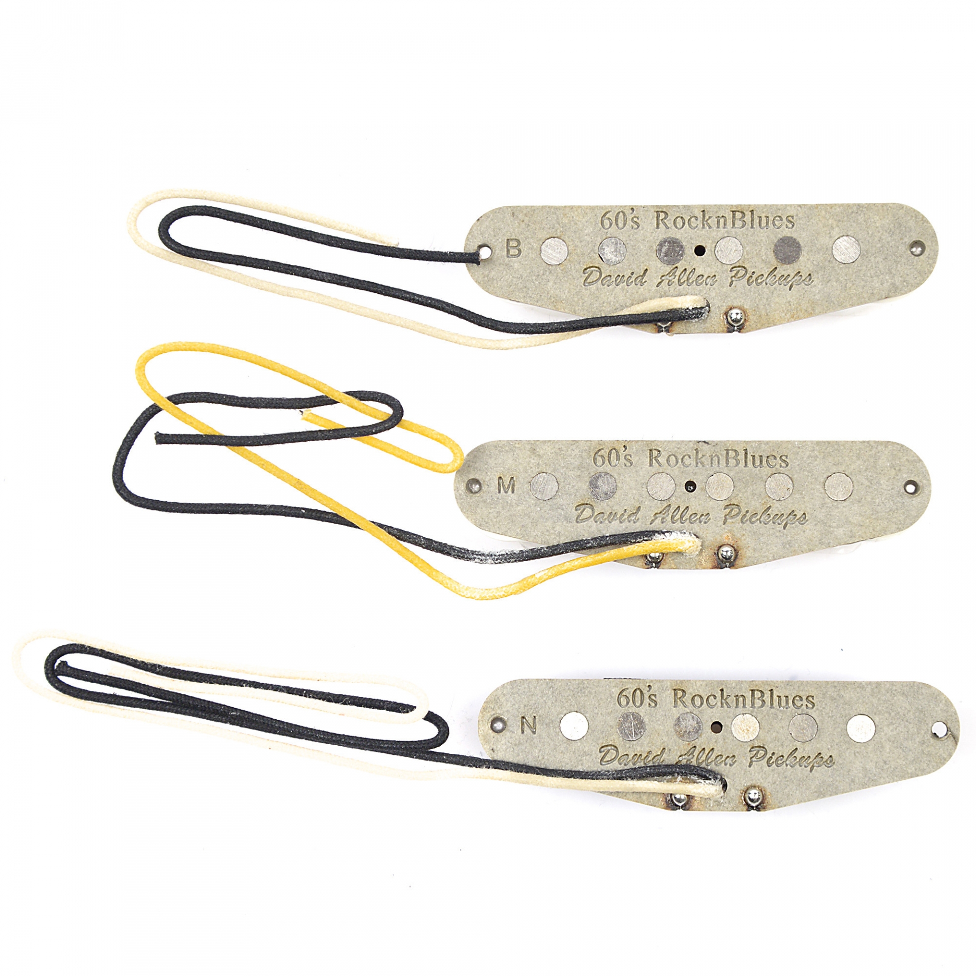 David Allen Strat 60s RocknBlues Set Parchment