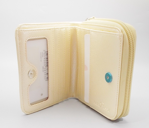 กระเป๋าสตางค์ PARI PASSU ครีมแมทาลิก ใหม่ แท้