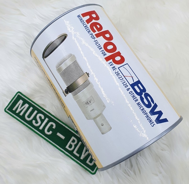 BSW REPOP - Green Pop Filter for RE20 Microphone - Green