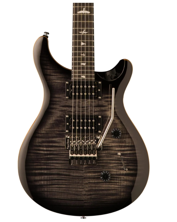 PRS SE Custom 24 Floyd Electric Guitar - Charcoal Burst