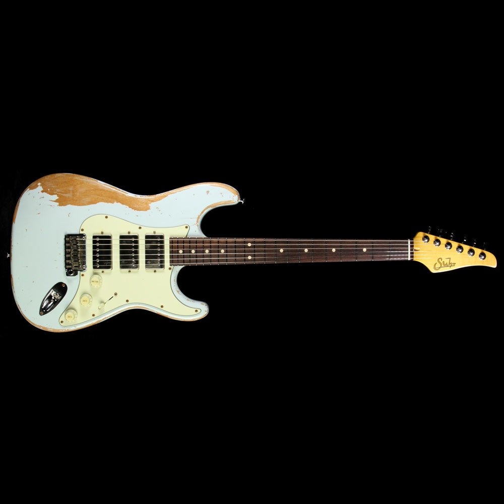 Suhr Classic Extreme Antique Triple Thornbucker Electric Guitar - Sonic Blue