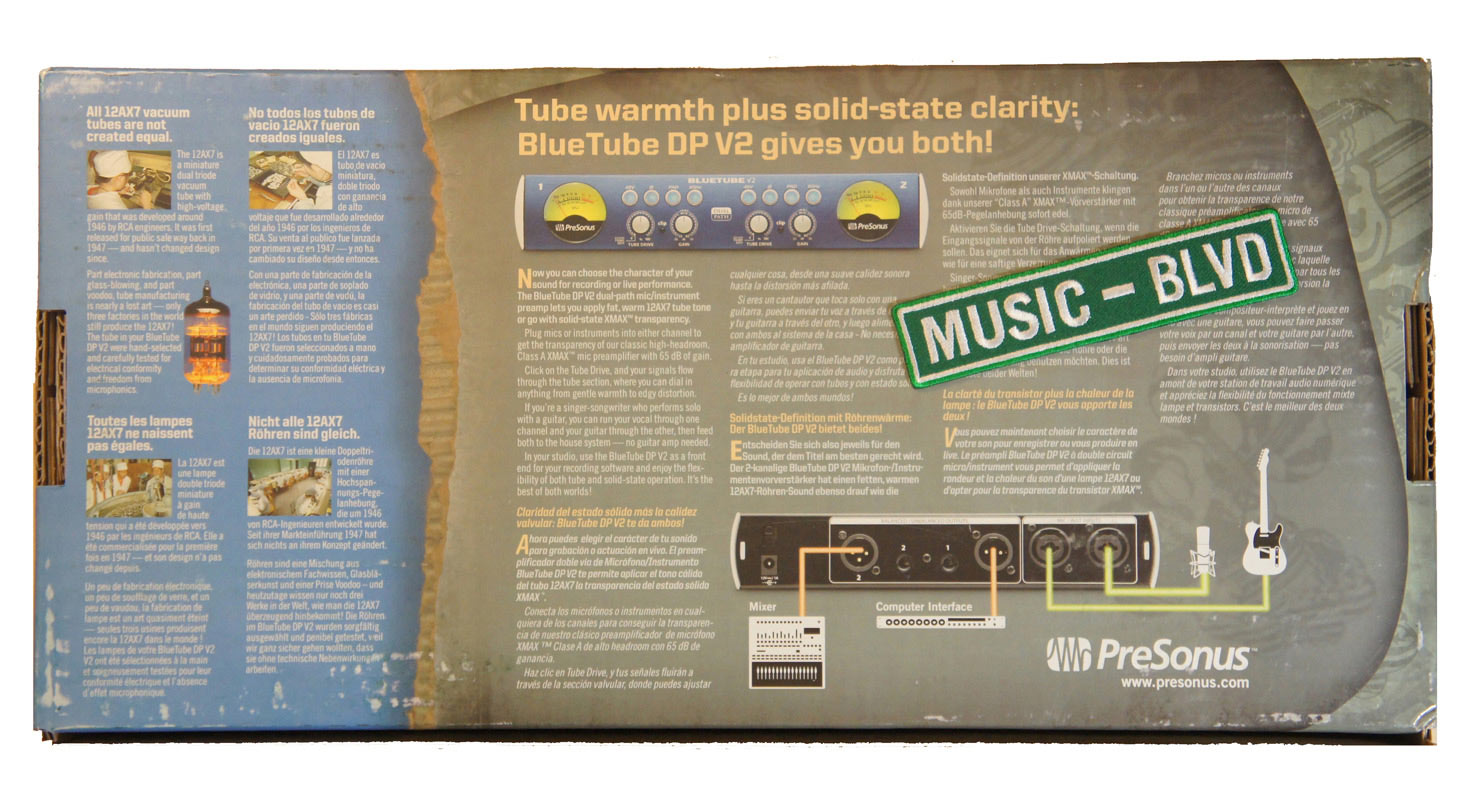 PreSonus BlueTube DP V2 2-Channel Mic/Instrument Tube Preamp