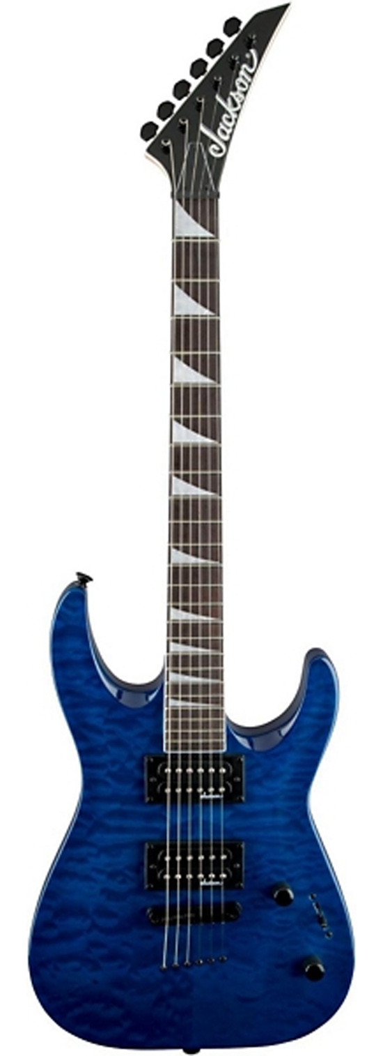 Jackson JS32TQ Dinky DKA, QM Electric Guitar Transparent Blue