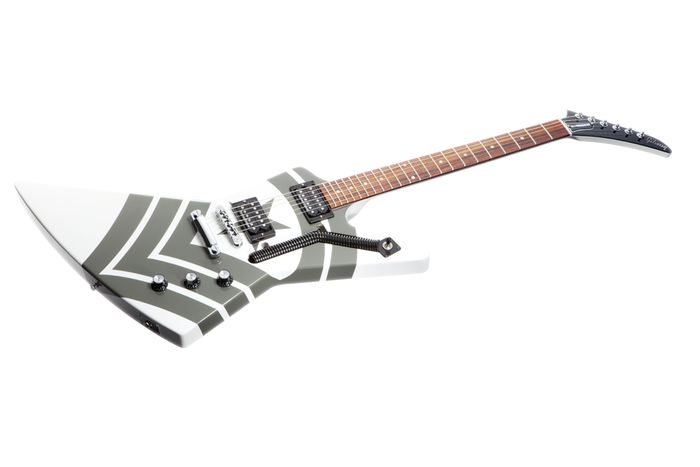 Gibson Jason Hook M-4 Sherman Explorer Electric Guitar Alpine White with Green Stripes