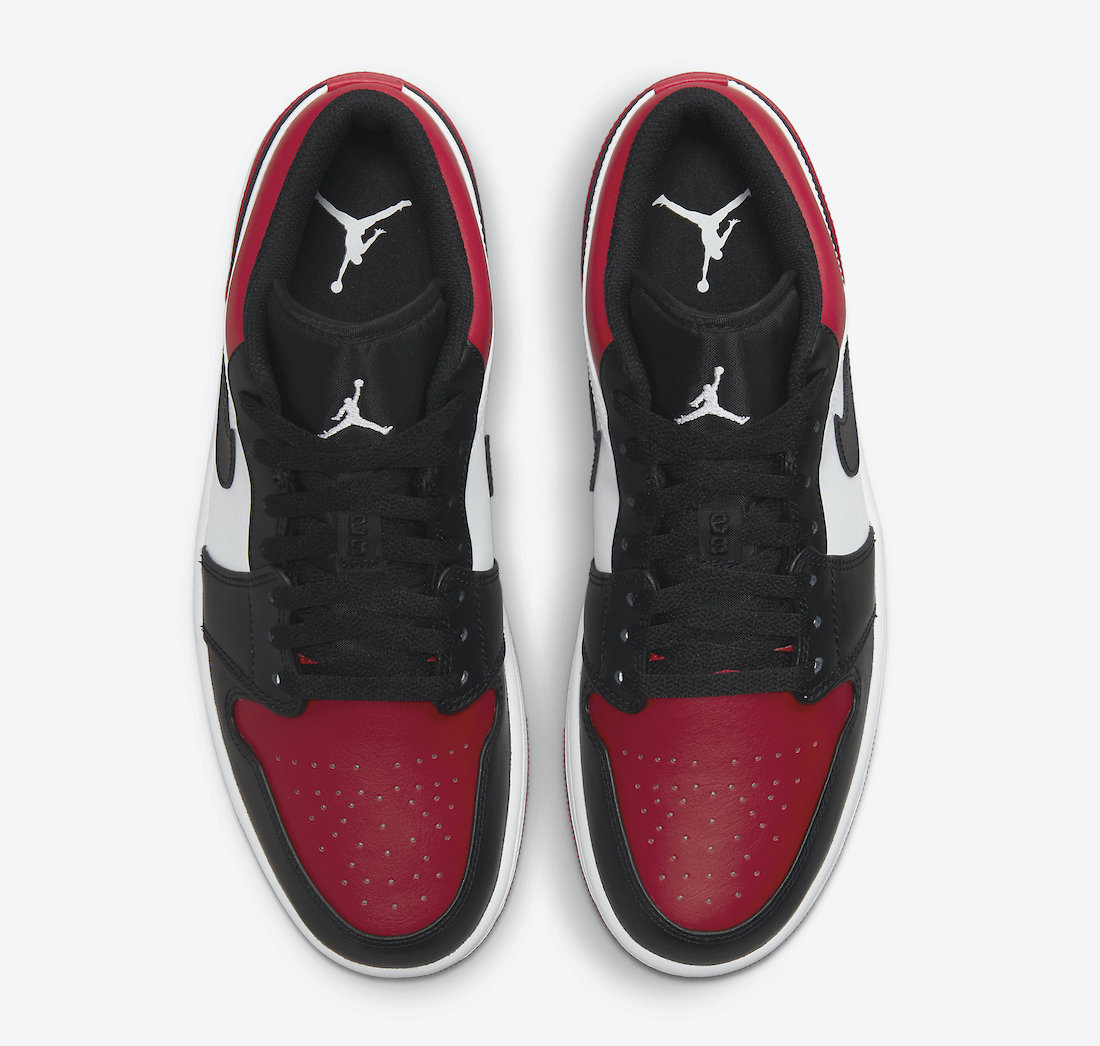 Nike Air Jordan 1 Low Bred Toe