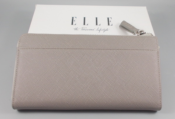 กระเป๋าสตางค์ ELLE เทา ใหม่ แท้