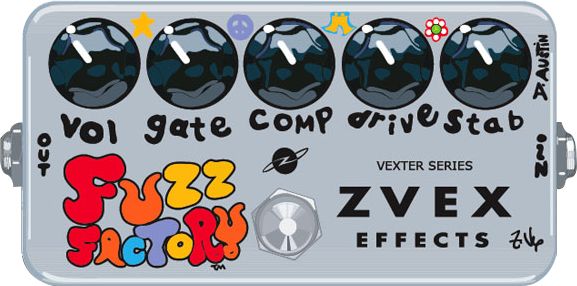 ZVex Vexter Fuzz Factory Guitar Effects Pedal