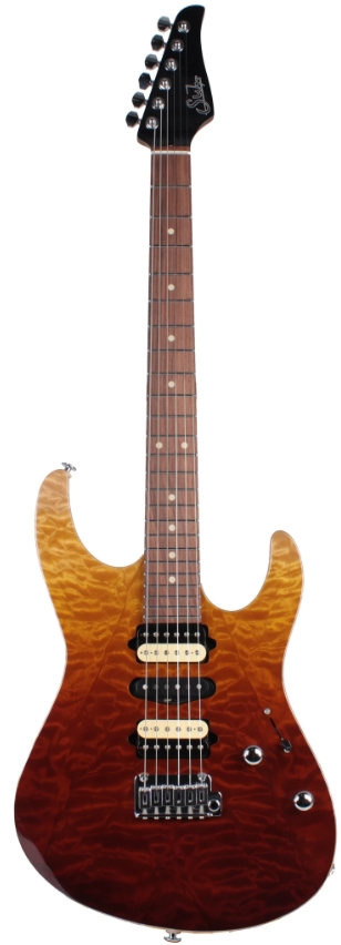 Suhr Modern Select Guitar, Quilted Maple, Desert Gradient