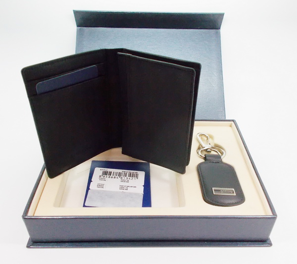 กระเป๋านามบัตร+พวงกุญแจ ARROW USA-1851 ดำ ใหม่ แท้