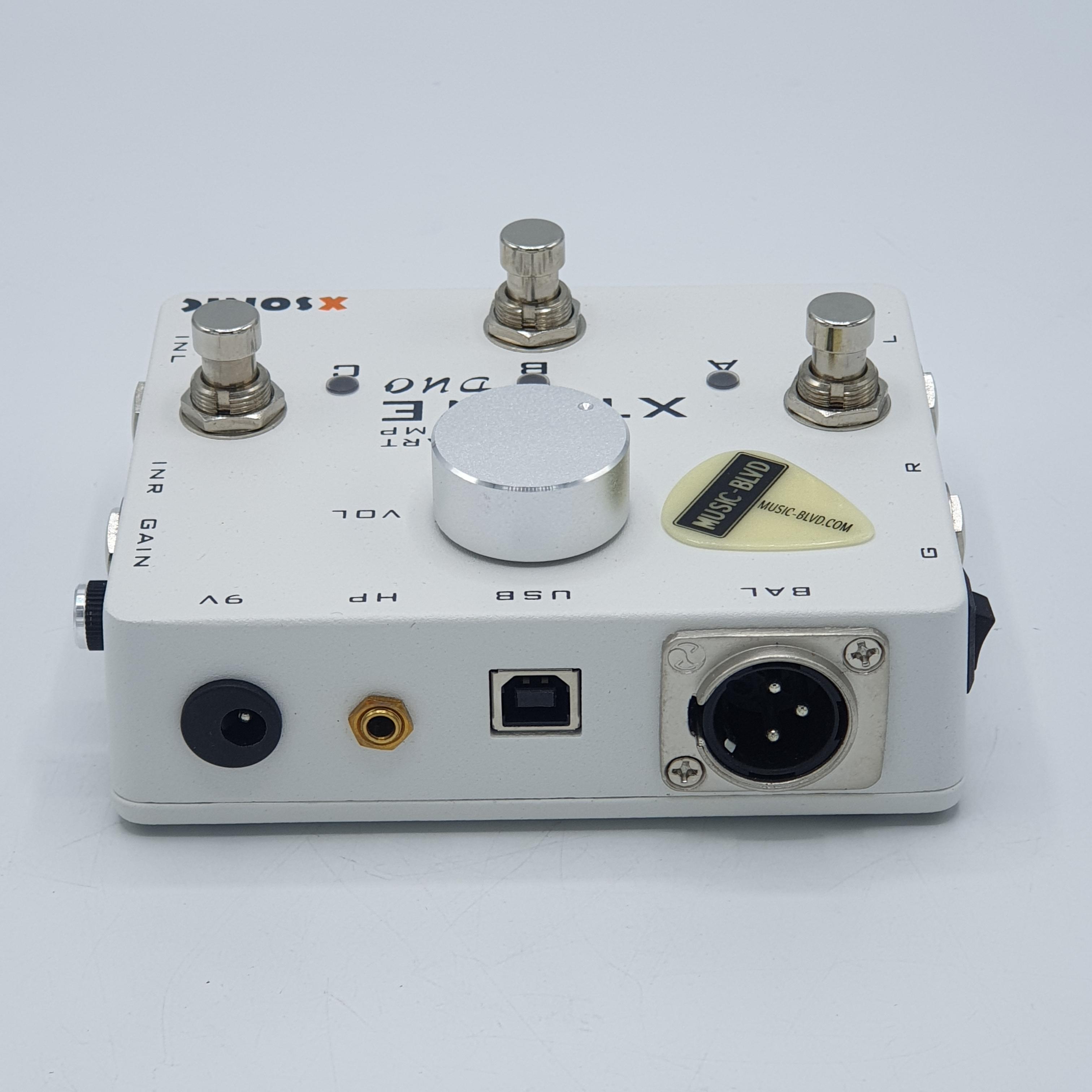 Xsonic Xtone Duo High Performance Mobile/DAW Guitar Interface w/Mic Input