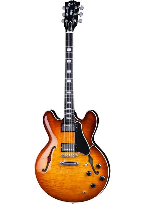Gibson ES-335 Premier Figured Semi-Hollow Electric Guitar - Faded Light Burst