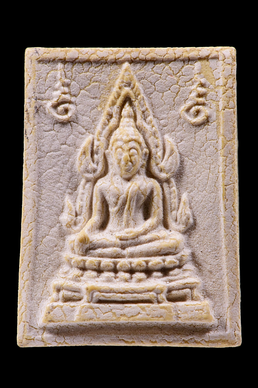 สมเด็จพระคำข้าวหลวงพ่อฤาษีลิงดำ เนื้อแตกลายงา รุ่น 2 คมชัด สวยงาม มีลาภมาก ทำได้ยาก ต้องใช้ข้าวคำที่อร่อยนำมาบด แล้วปลุกเสกอีก 3 เดือน แล้วนำมาเข้าพิธีพุทธาพิเษกอีกครั้งหนึ่ง