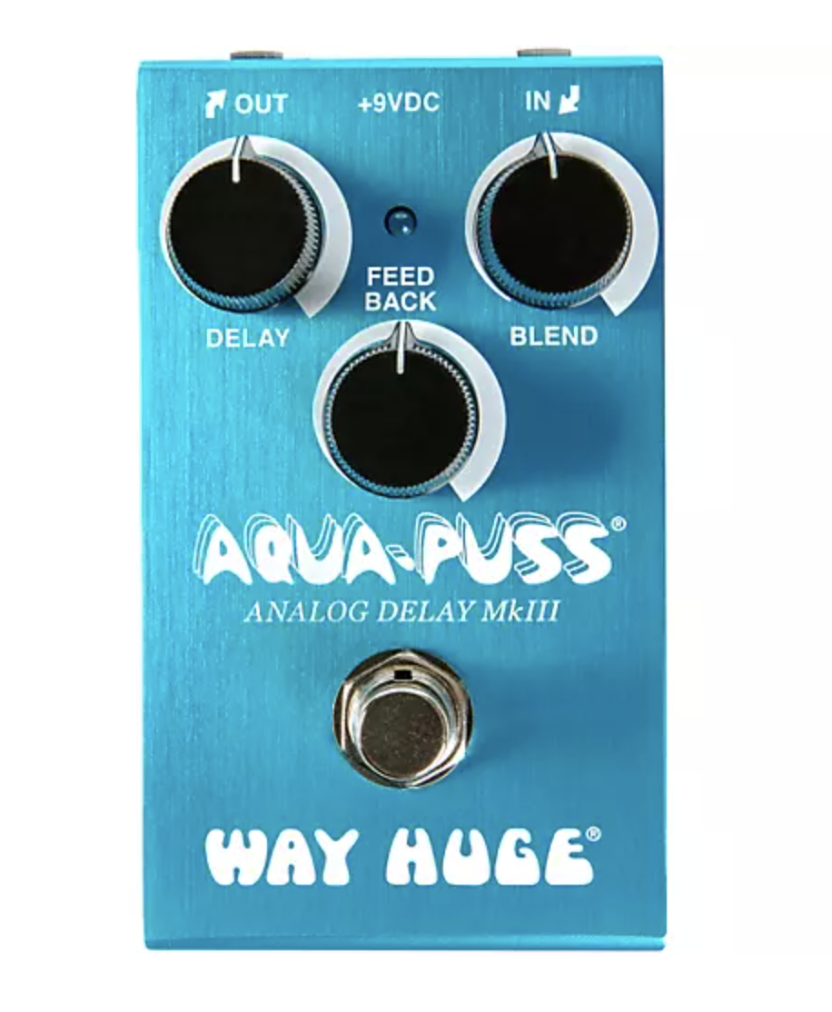 Way Huge Electronics WM71 Mini Aqua-Puss Analog Delay Effects Pedal