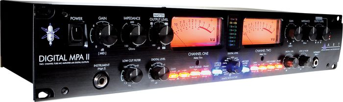ART Digital MPA II 2 Channel Tube Microphone Preamp with AD Conversion