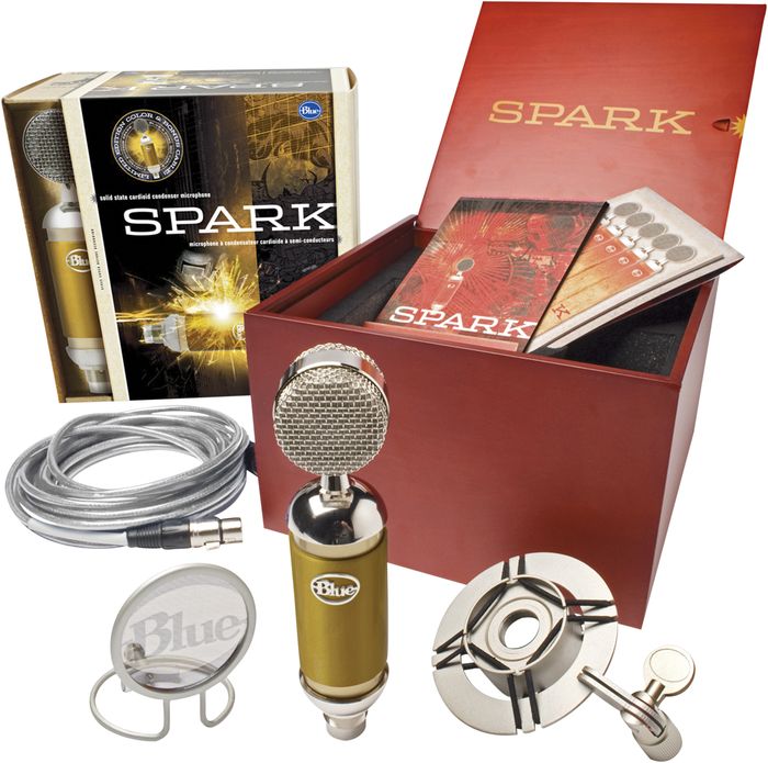 Blue Spark Condenser Microphone Gold Limited Edition