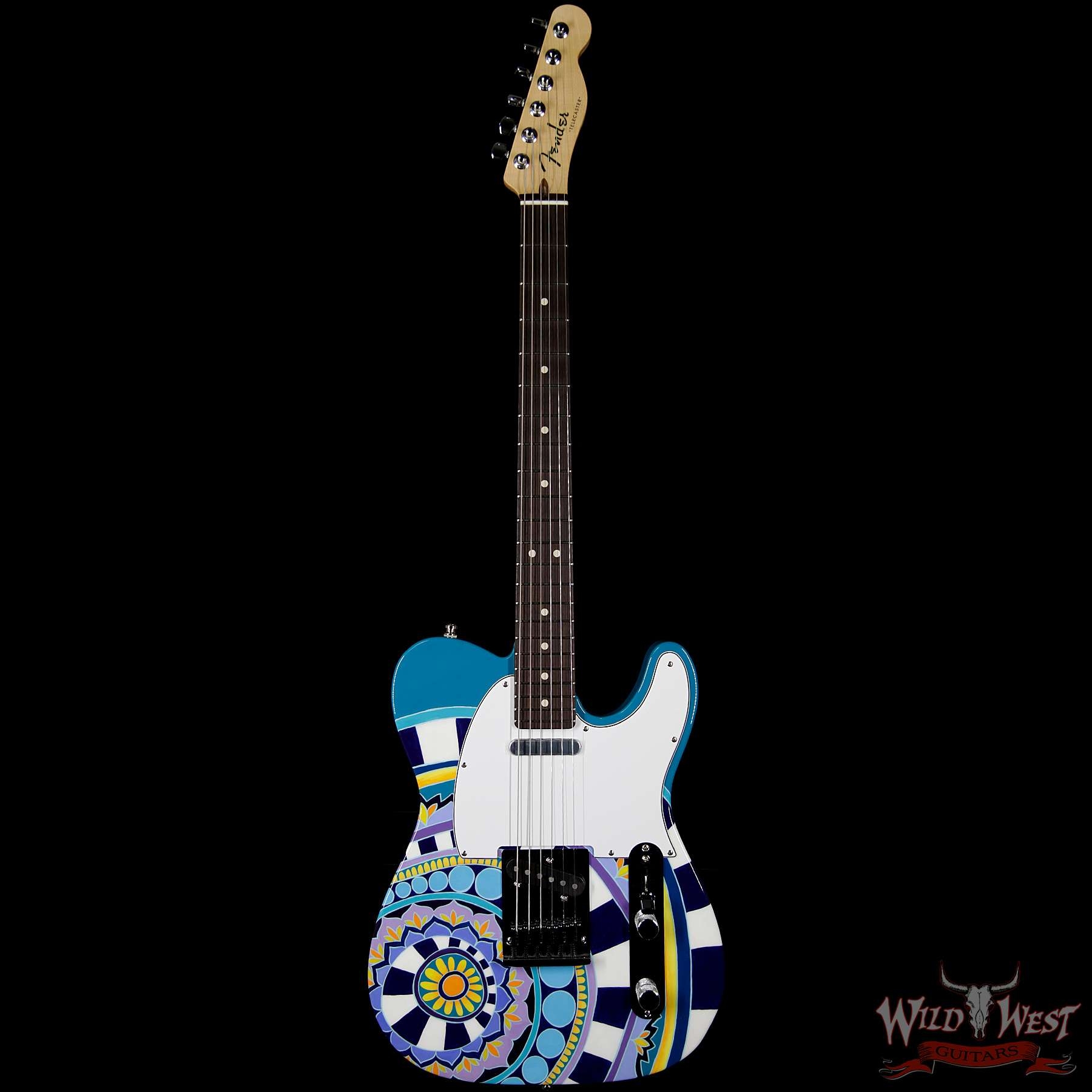 Fender Custom Shop Masterbuilt Greg Fessler Hypnotic Telecaster NOS Artwork By Madison Roy