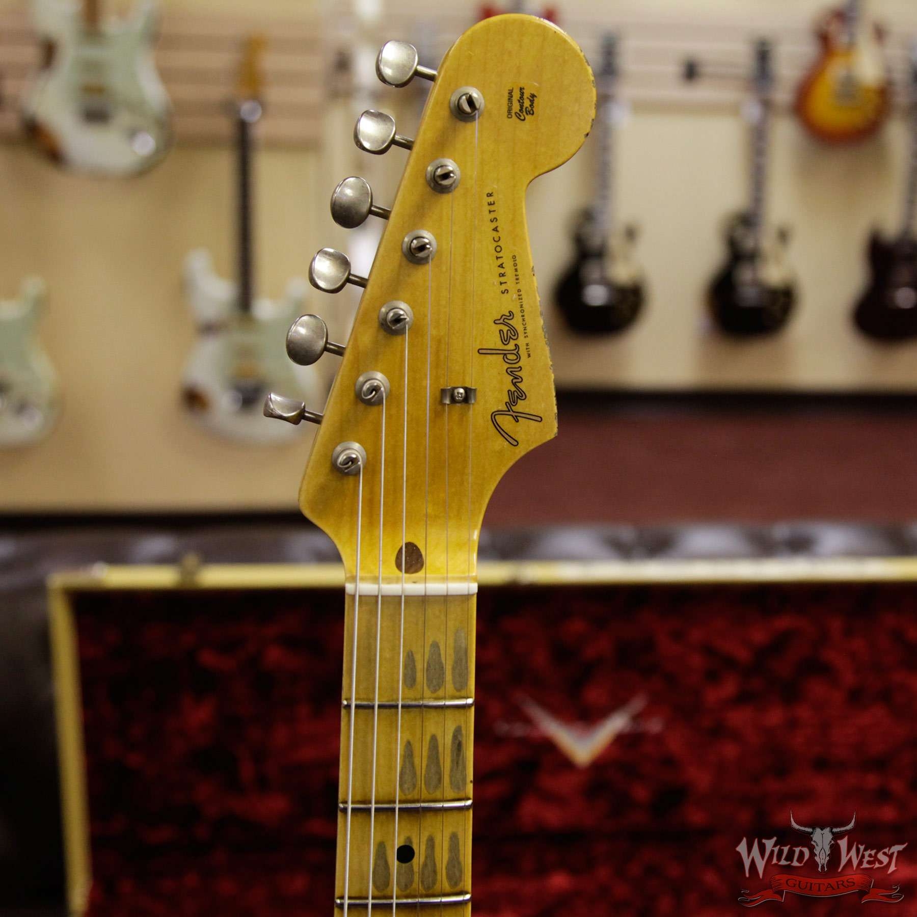 Fender Custom Shop 1958 Stratocaster HSS EVH Pickup Relic Maple Neck - 2 Tone Sunburst