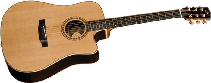 Bedell Performance TBCE-28-G Dreadnought Cutaway Acoustic-Electric Guitar Gloss Natural