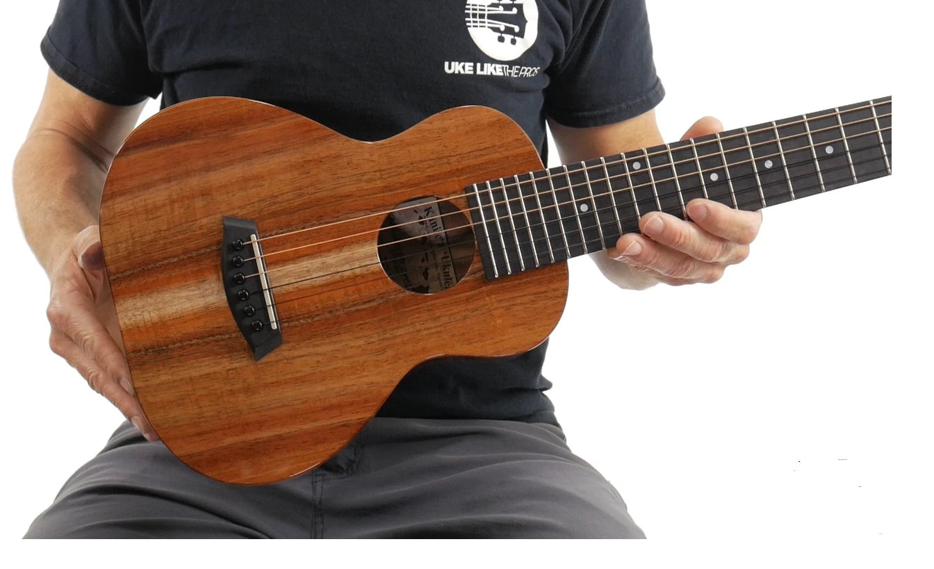 Kanile a GL6 Premium Koa 6 String Guitarlele The Boss Made in Hawaii