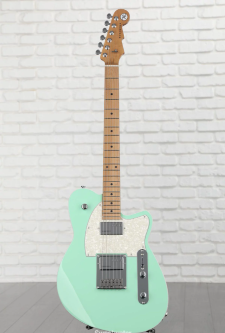 Reverend Crosscut Solidbody Electric Guitar with Maple Fingerboard