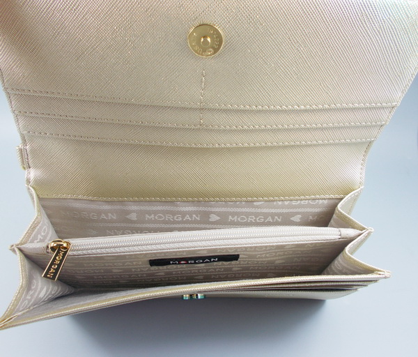 กระเป๋าสตางค์ MORGAN ทอง ใหม่ แท้