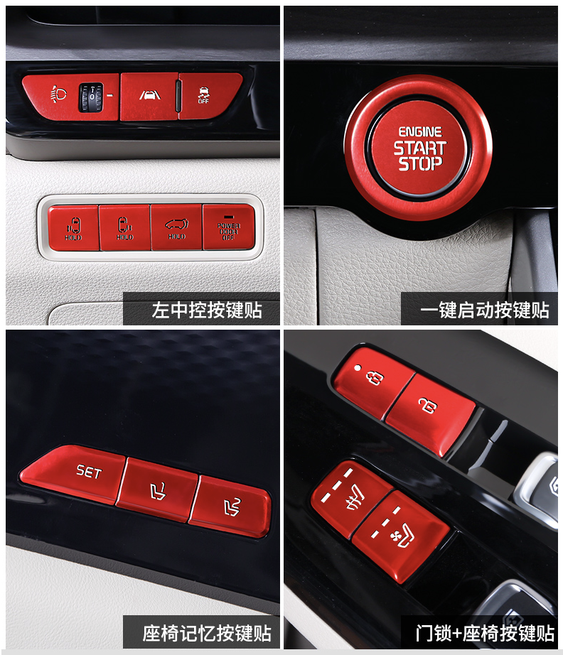 ครอบกันรอยปุ่ม KIA Carnival KA4(Gen4)