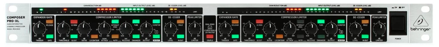 Behringer COMPOSER PRO-XL MDX2600 V2 Dual-Channel Dynamics Processor