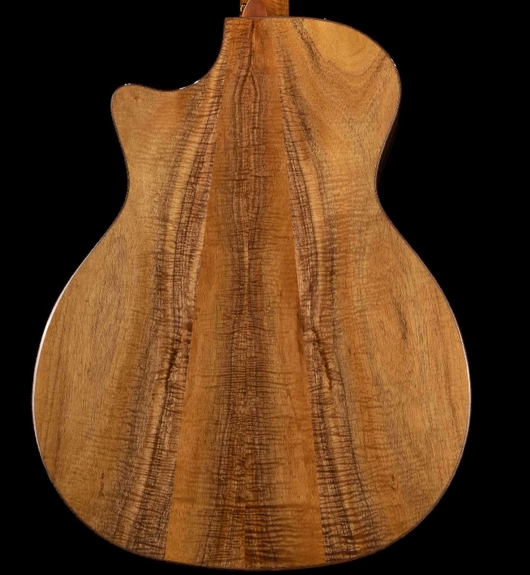 Taylor Custom Grand Auditorium AA Hawaiian Koa Top Acoustic-Electric Natural