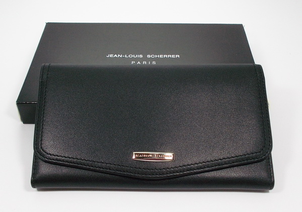 กระเป๋าสตางค์ JEAN-LOUIS SCHERRER ดำ ใหม่ แท้