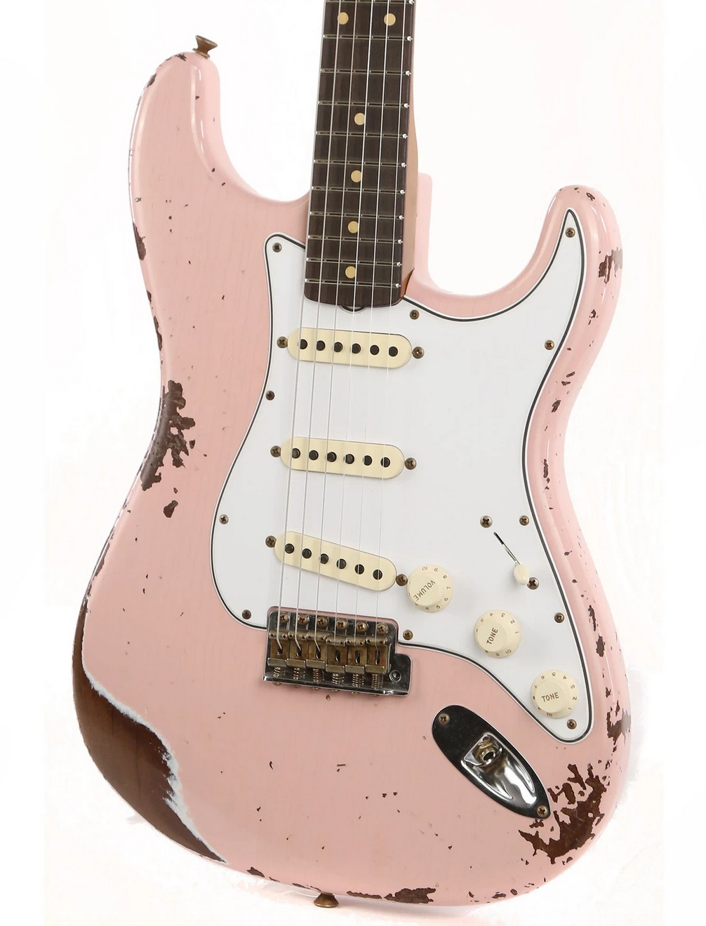 Fender Custom Shop 1960s Stratocaster Roasted Alder Shell Pink Heavy Relic