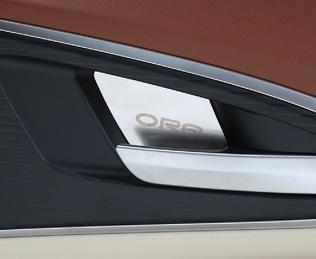 แผ่นรองเบ้ามือเปิดประตูด้านในรถ รถยนต์ไฟฟ้า ORA Good Cat