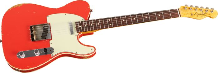 Fender Custom Shop Limited Road Show Telecaster Custom Dale Wilson Masterbuilt Electric Guitar Fiesta Red
