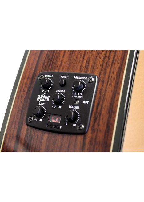 Giannini GSCRA PRO CEQ B-BAND Hand Built Acoustic Electric Guitar - Natural