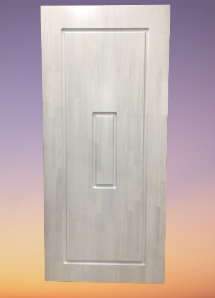 ประตูไม้ WW03 ประตูห้อง สี Whitewash ขนาด Th 3.5 x W 90 x L 200 Cms.