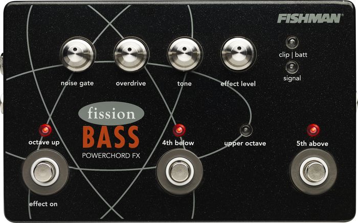Fishman Fission Bass Powerchord Octave Bass Effects Pedal