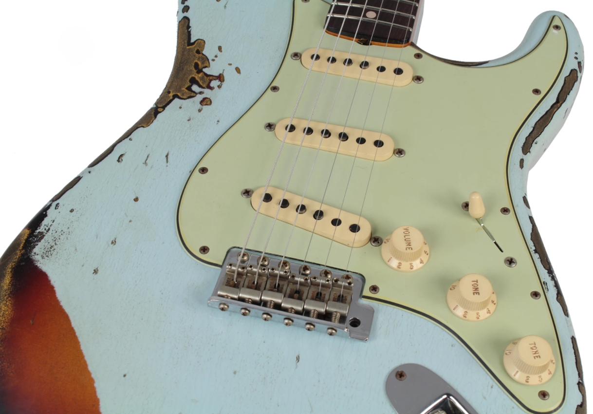 Fender Custom Shop 1961 Stratocaster - Sonic Blue o/ 3TS - Special Run